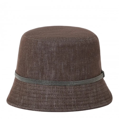 BROWN COTTON HAT