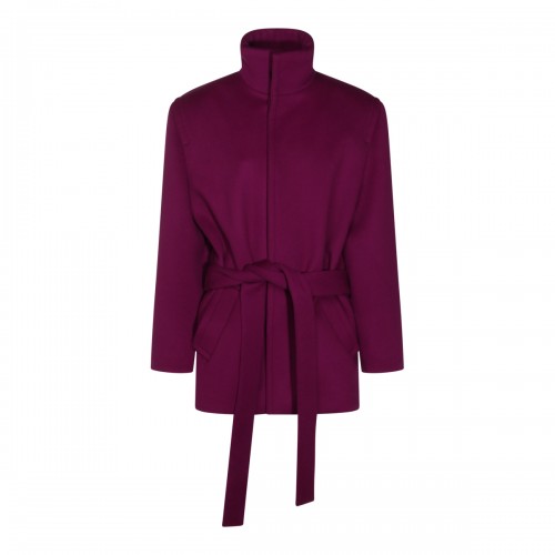 VIOLET WOOL COAT