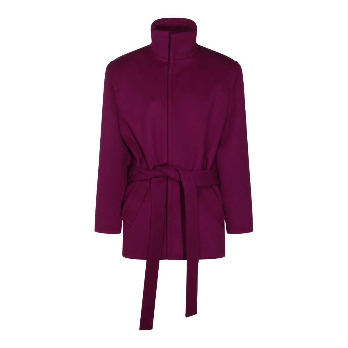 VIOLET WOOL COAT