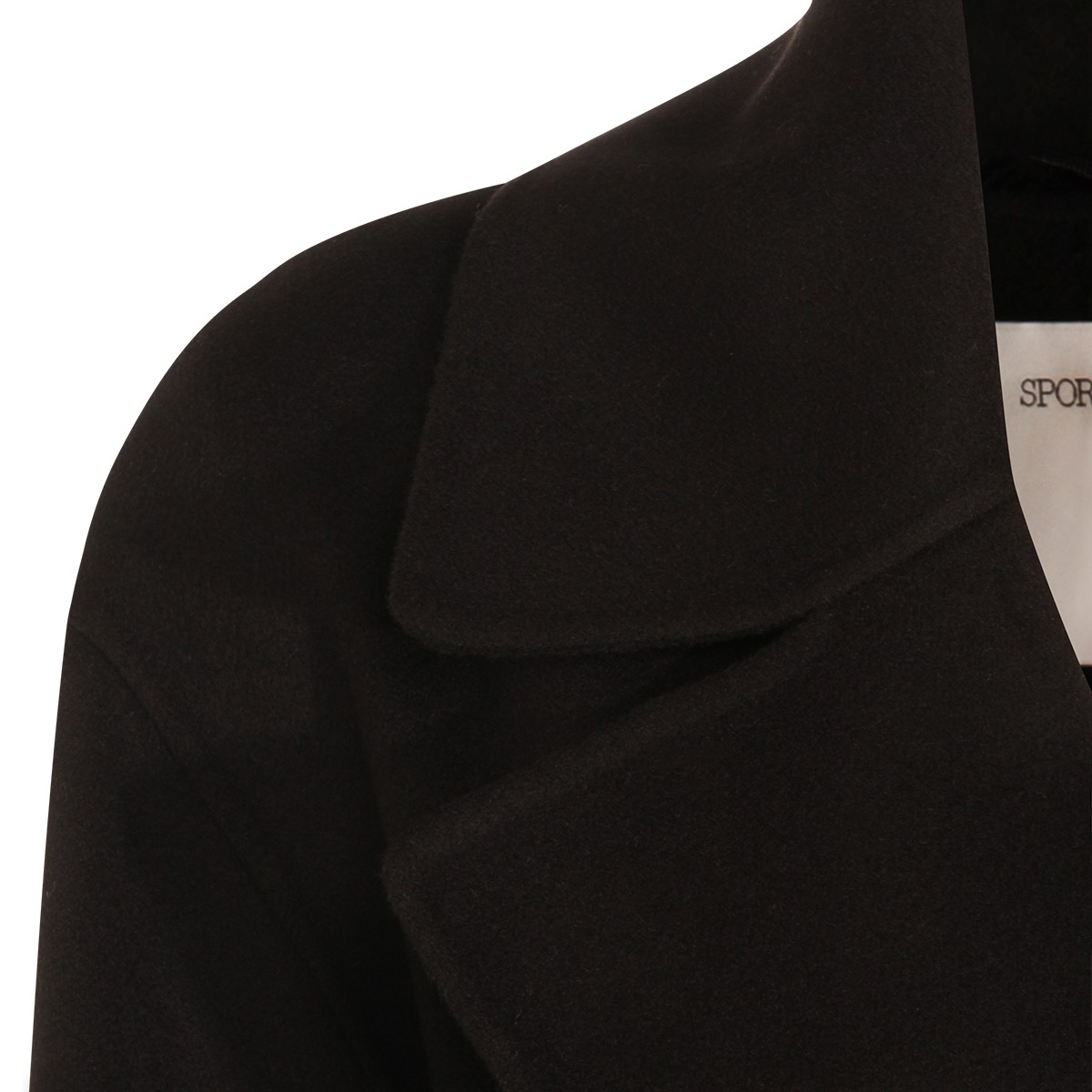 BLACK CASHMERE COAT