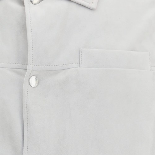 WHITE LEATHER JACKET