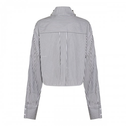 BLACK AND WHITE COTTON SHIRT 2