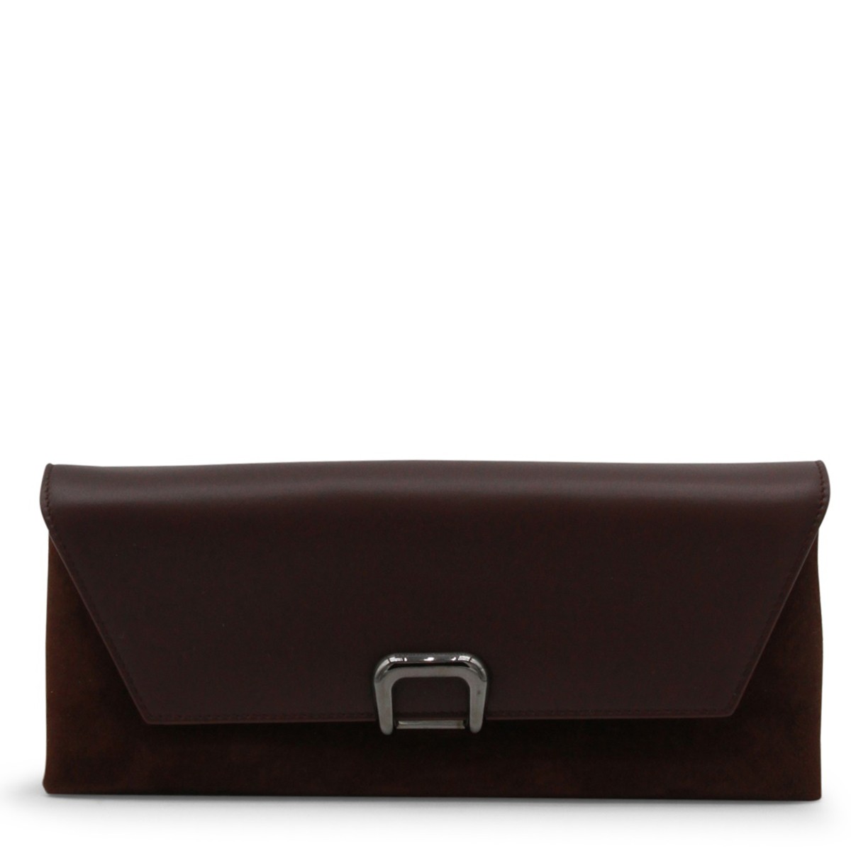 BURGUNDY LEATHER POUCHE