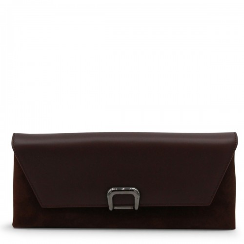 BURGUNDY LEATHER POUCHE