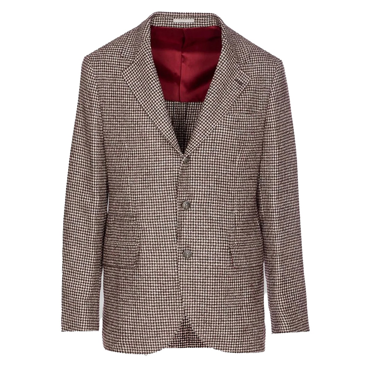 BROWN WOOL BLEND BLAZER