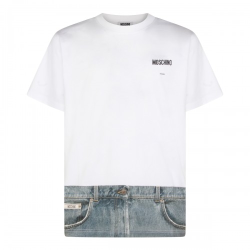 WHITE COTTON T-SHIRT