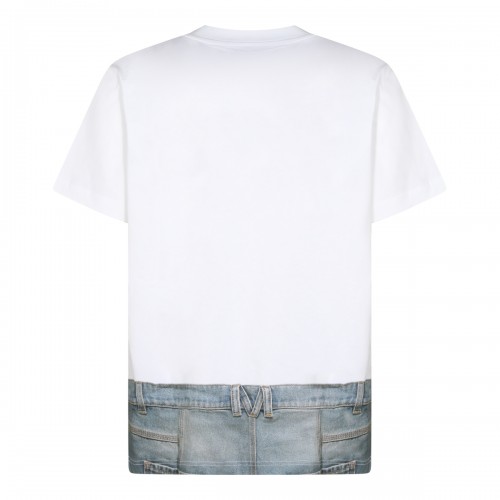 WHITE COTTON T-SHIRT