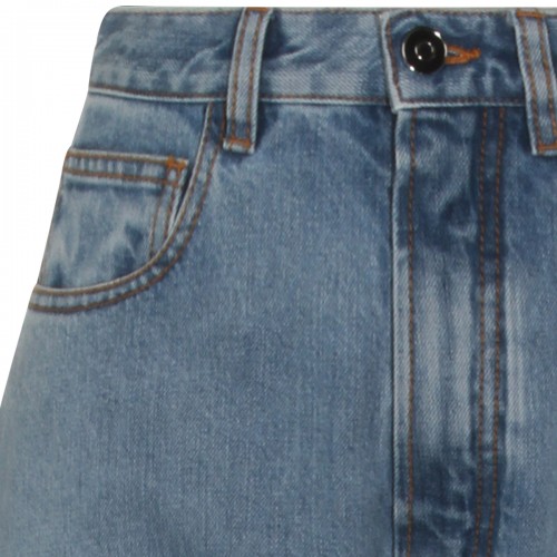 BLUE COTTON DENIM JEANS