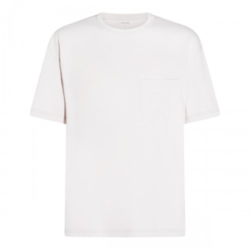 WHITE COTTON T-SHIRT