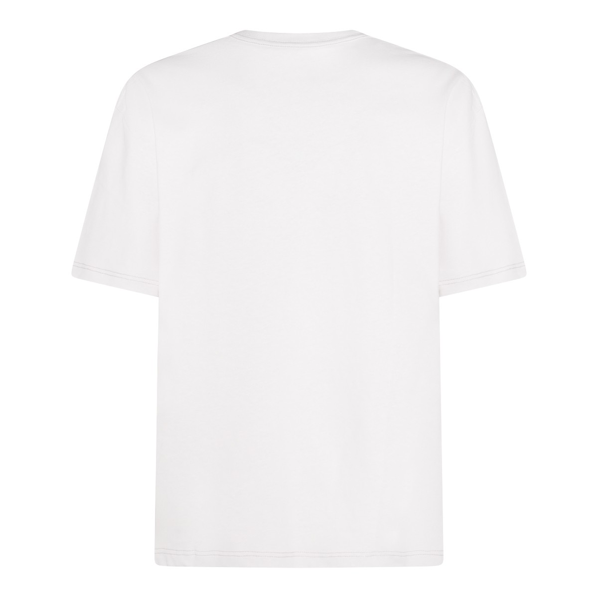 WHITE COTTON T-SHIRT