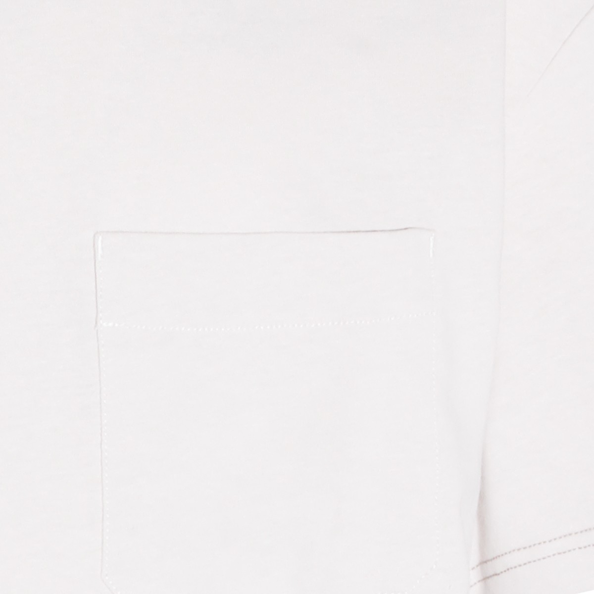 WHITE COTTON T-SHIRT