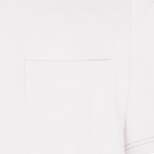 WHITE COTTON T-SHIRT
