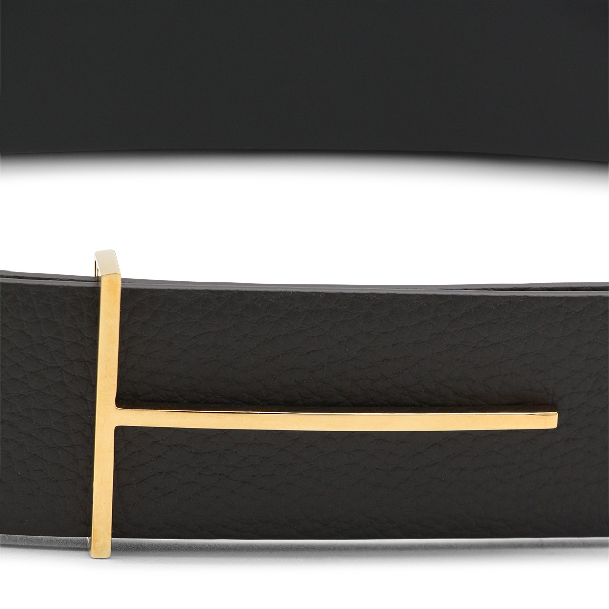 BLACK LEATHER BELT
