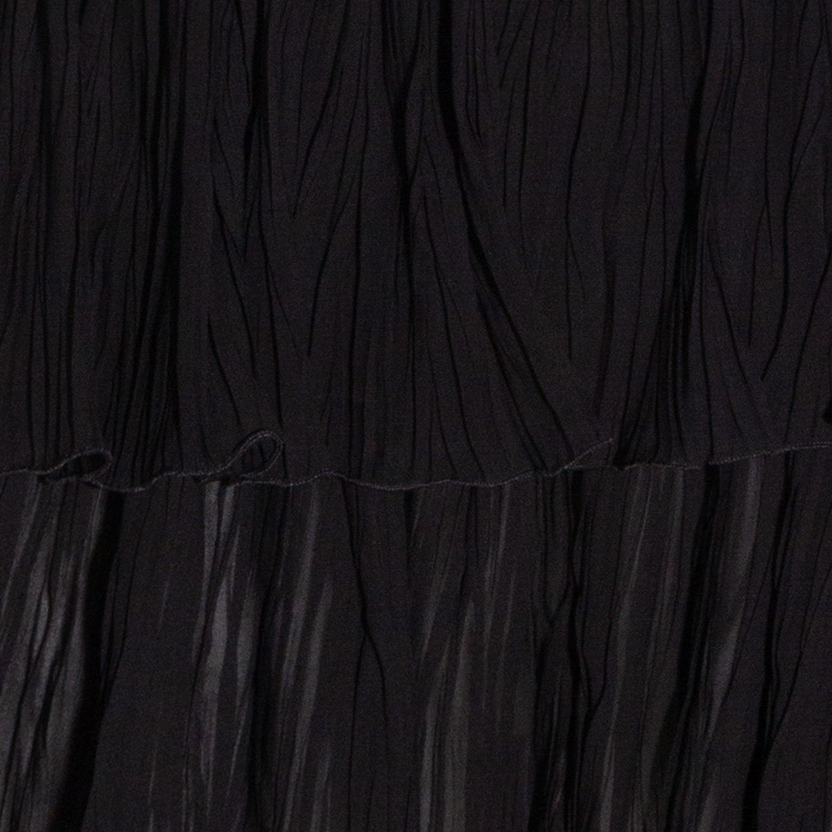 BLACK VISCOSE SKIRT