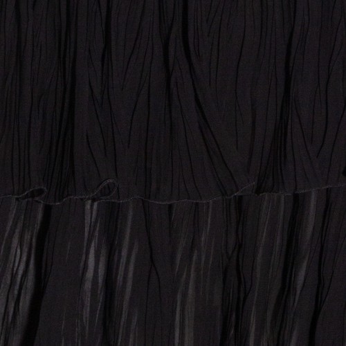 BLACK VISCOSE SKIRT