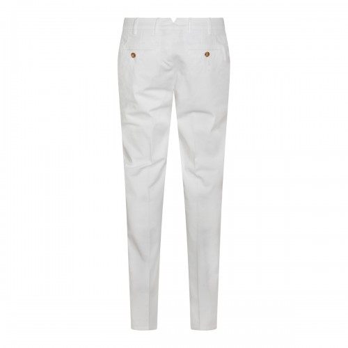 WHITE COTTON PANTS