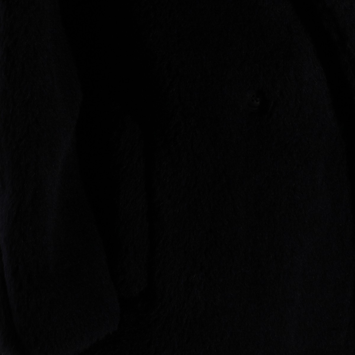 NAVY BLUE WOOL BLEND COAT