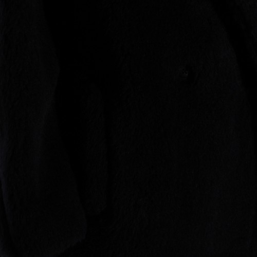 NAVY BLUE WOOL BLEND COAT