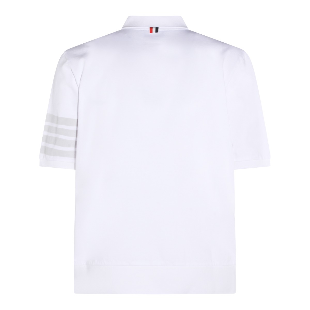 WHITE COTTON POLO SHIRT