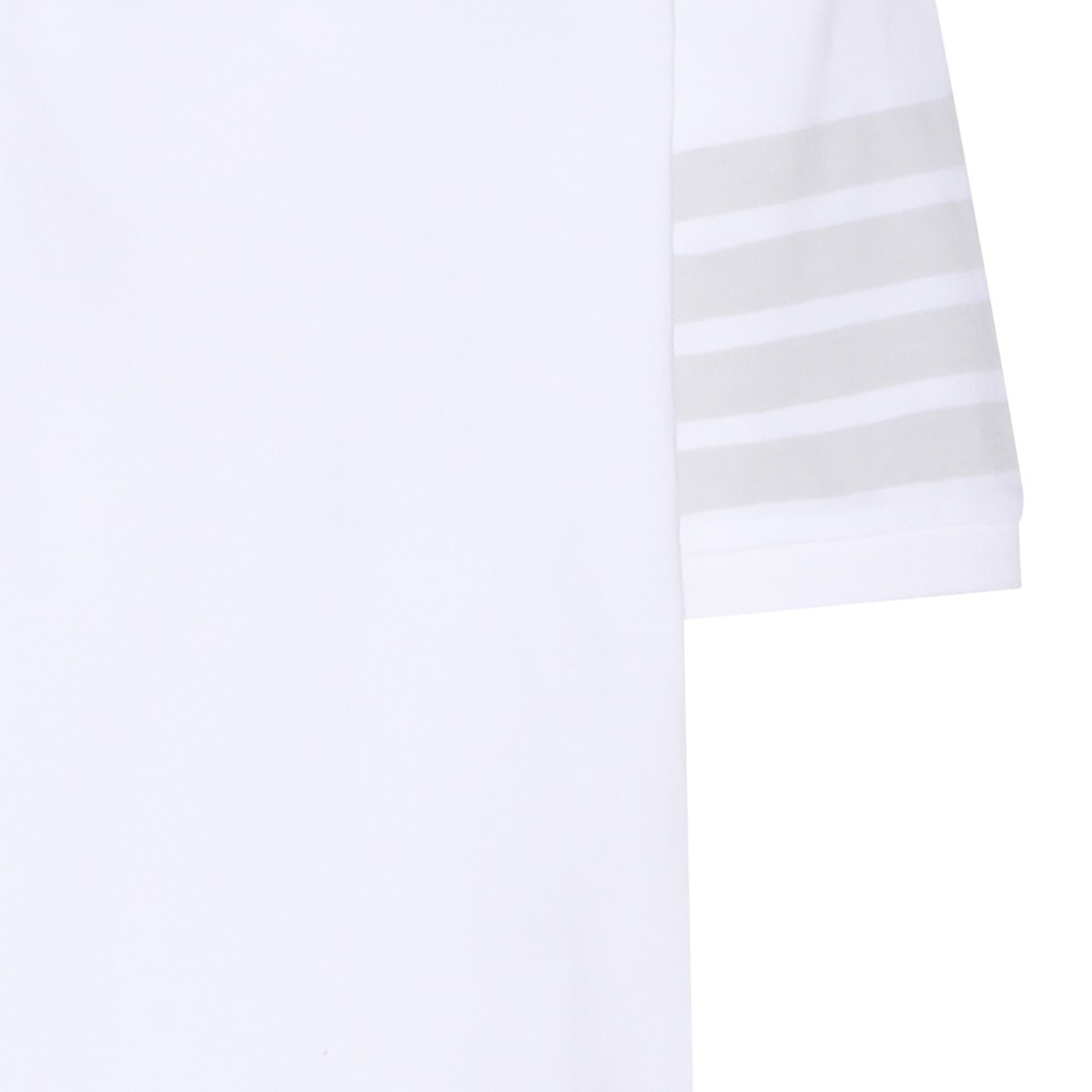 WHITE COTTON POLO SHIRT