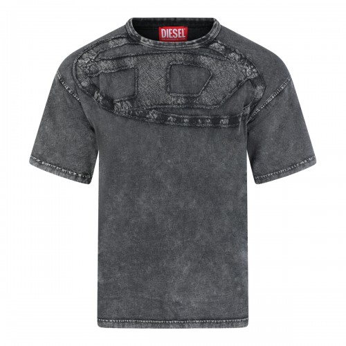 GREY COTTON T-SHIRT