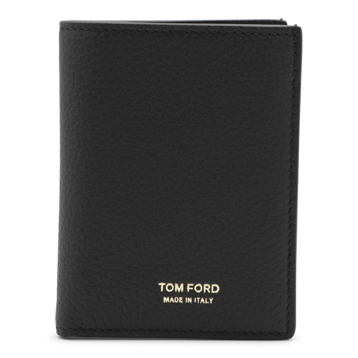 BLACK LEATHER CARD HOLDER