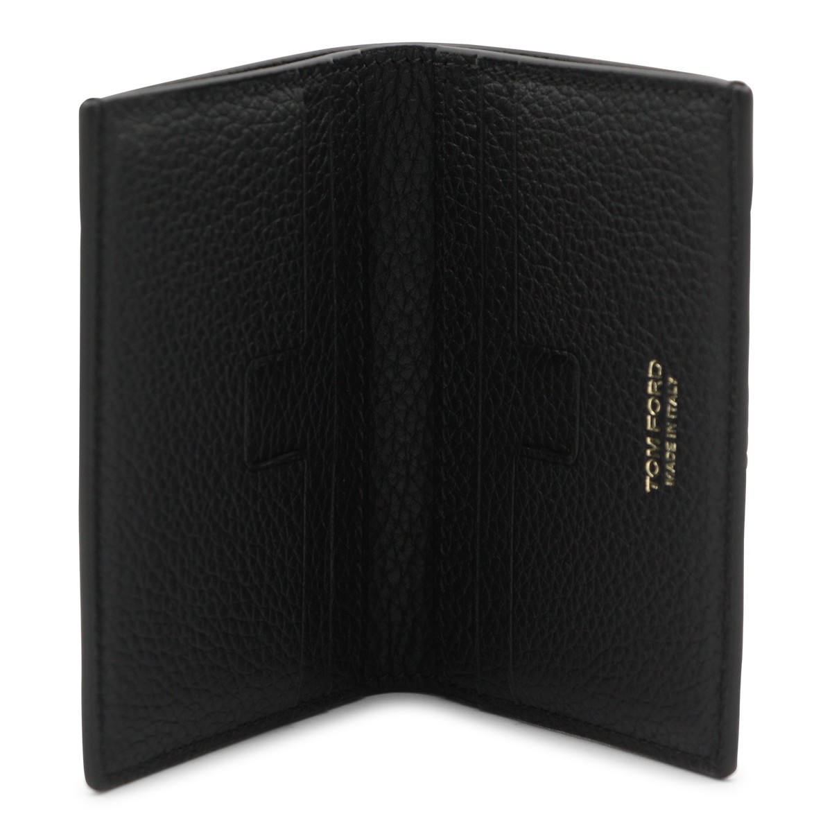 BLACK LEATHER CARD HOLDER