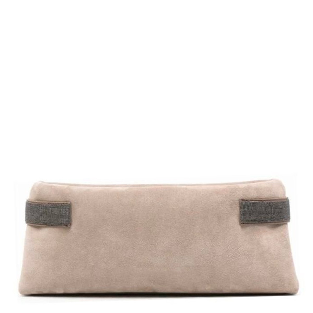 BEIGE SUEDE LEATHER POUCHE