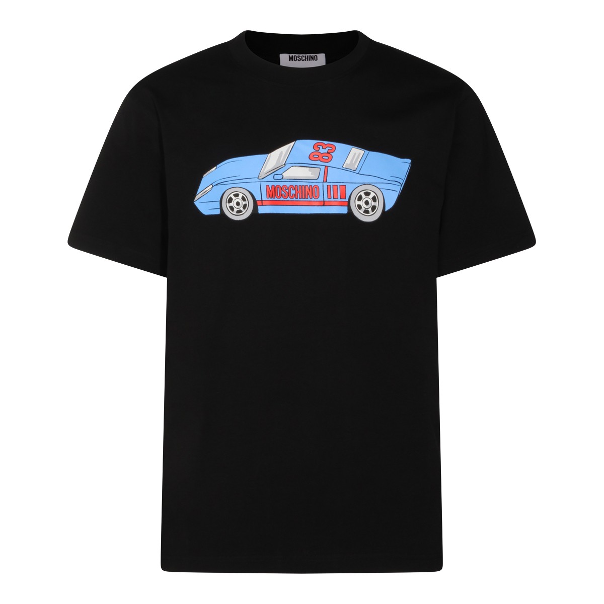 BLACK COTTON T-SHIRT