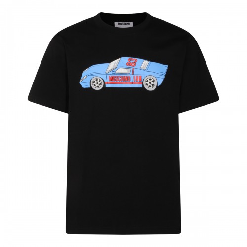 BLACK COTTON T-SHIRT