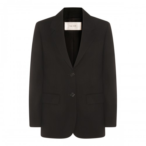 BLACK WOOL BLAZER