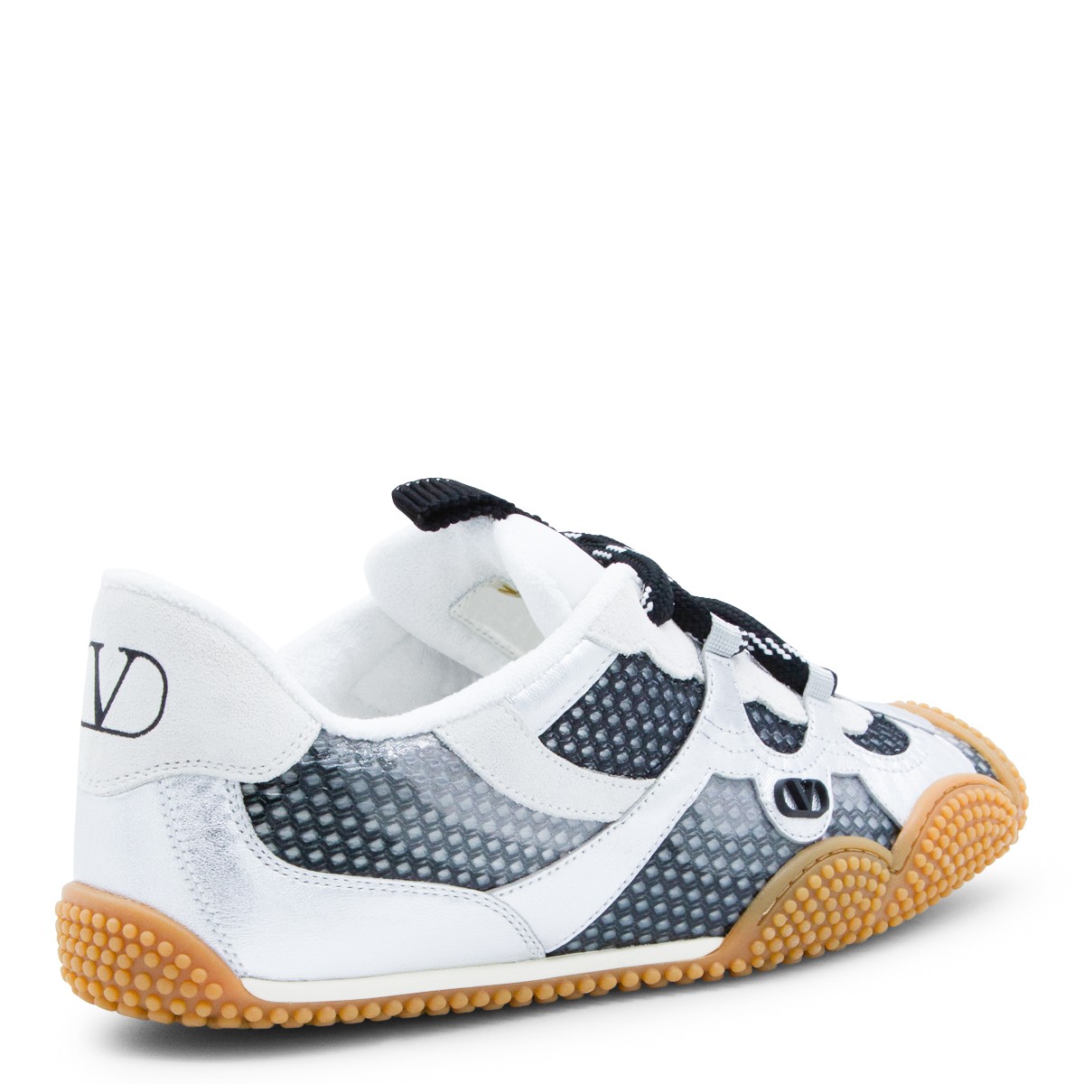 WHITE AND BLACK LEATHER AMPHIBIA...