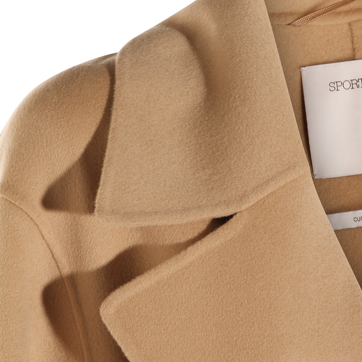 CAMEL CASHMERE COAT