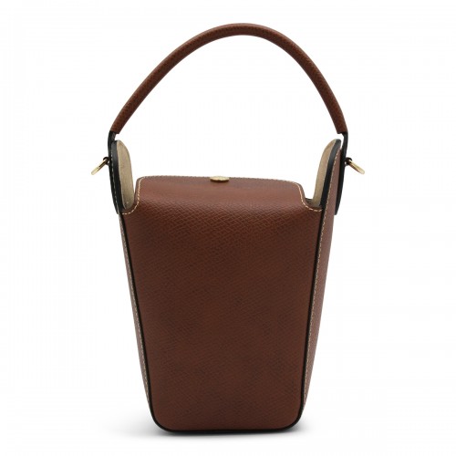 BROWN LEATHER SATCHEL