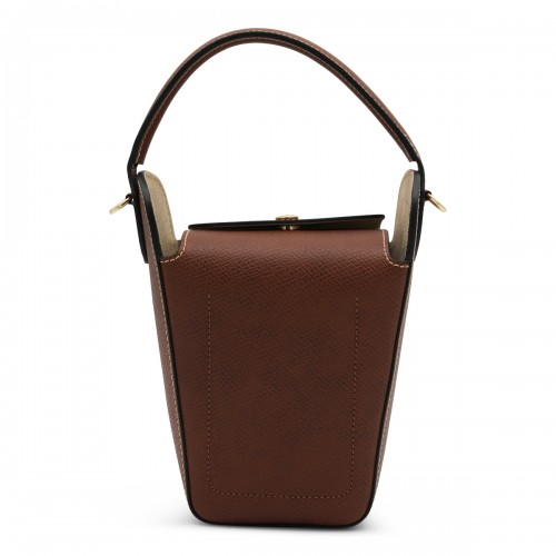 BROWN LEATHER SATCHEL