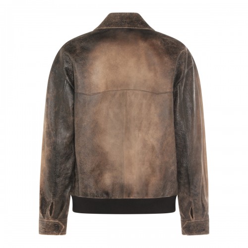 BROWN LEATHER JACKET 2