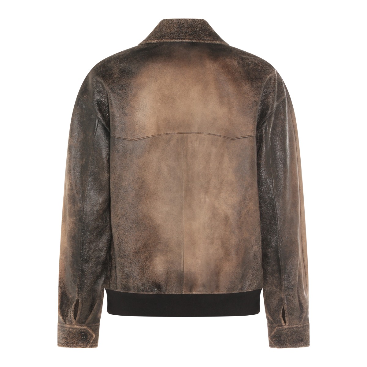 BROWN LEATHER JACKET