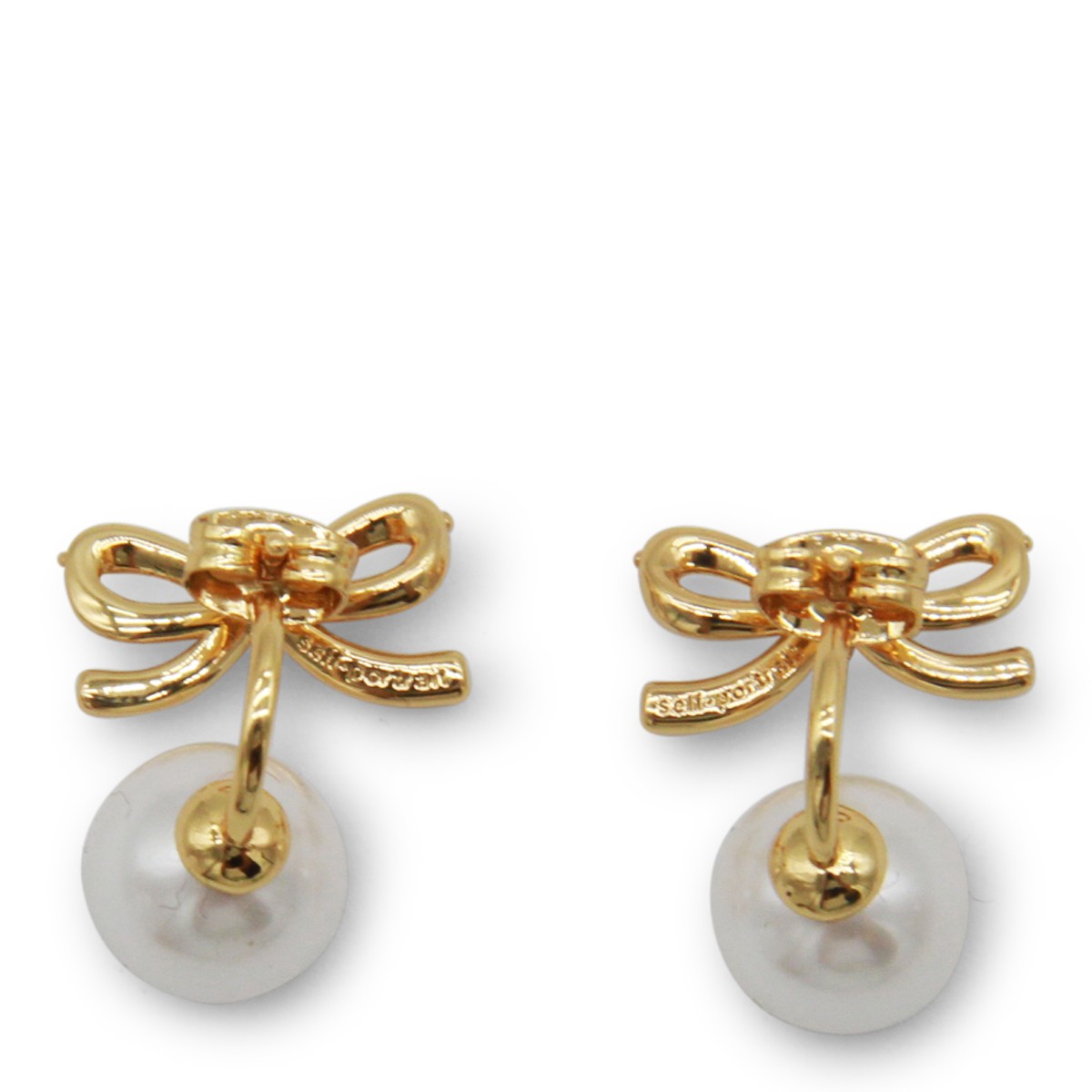 GOLD AND PEARL EARRINGS