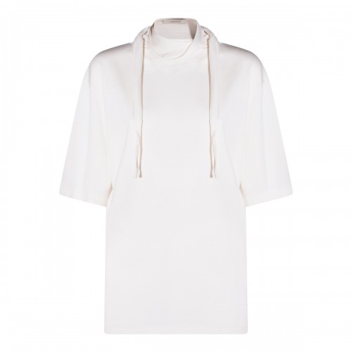 WHITE COTTON T-SHIRT