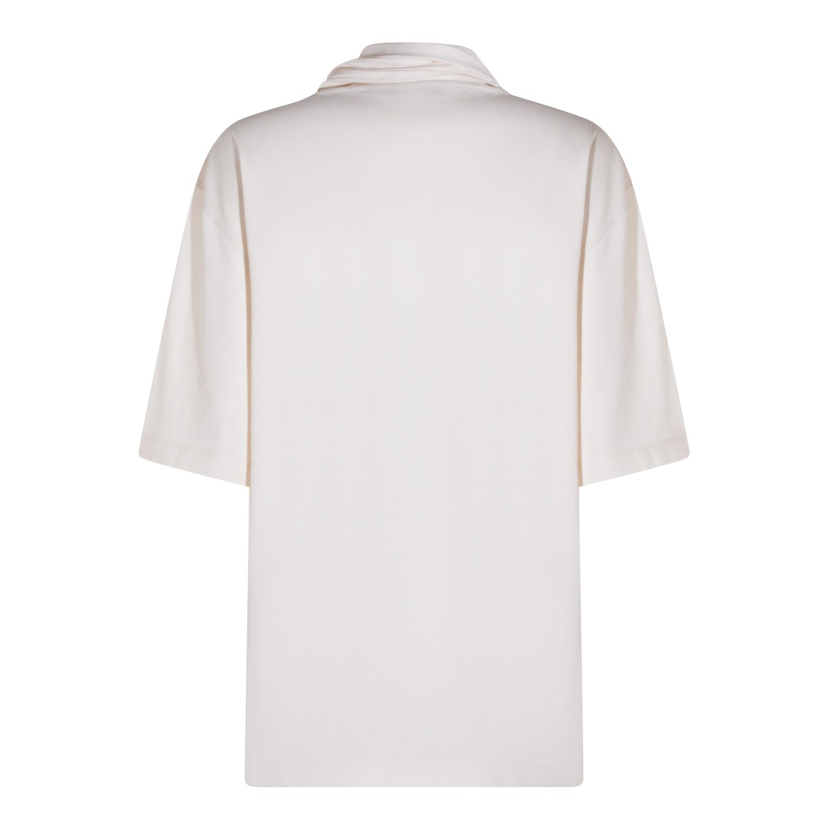 WHITE COTTON T-SHIRT