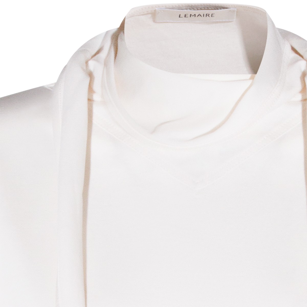 WHITE COTTON T-SHIRT