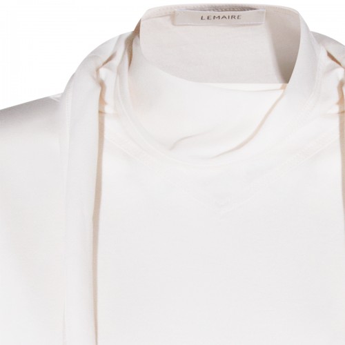 WHITE COTTON T-SHIRT