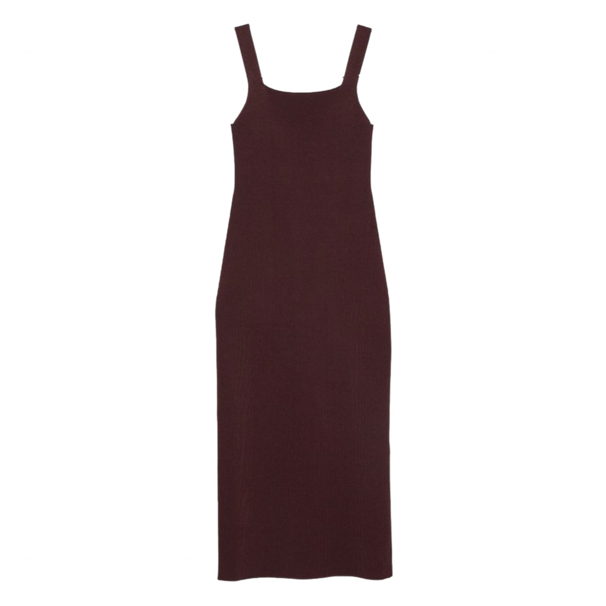 BROWN VISCOSE DRESS
