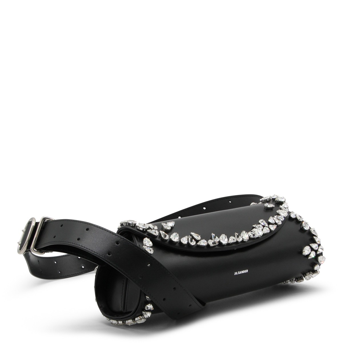 BLACK CANNOLO SMALL CROSSBODY BAG