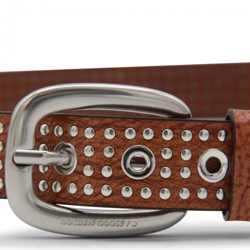 BROWN LEATHER BELT