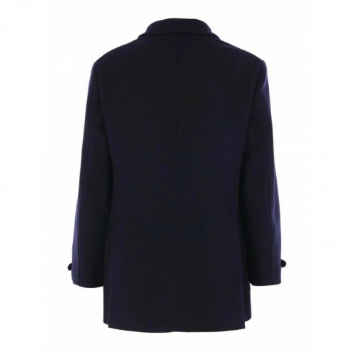 NAVY WOOL COAT 2