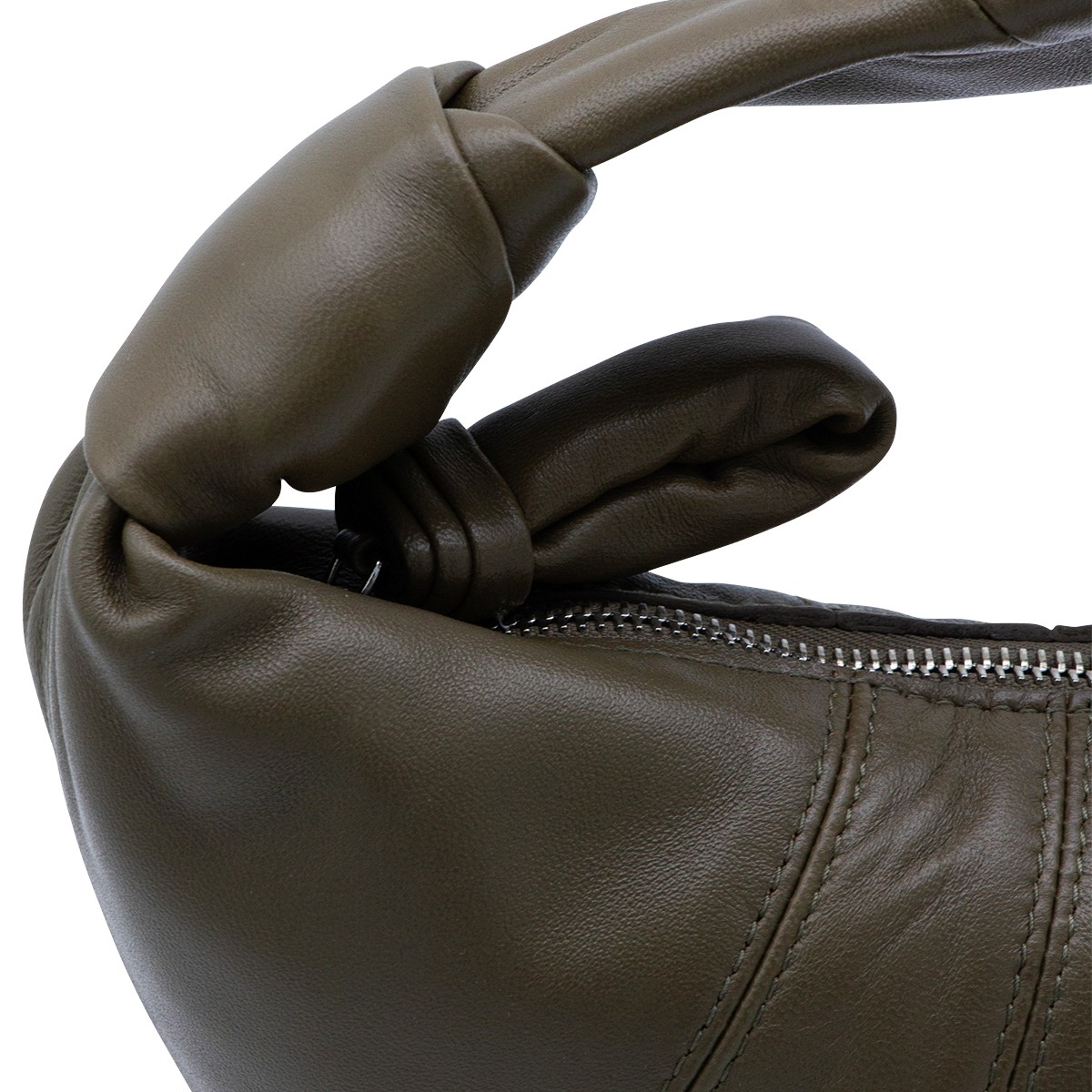 DARK KHAKI LEATHER MINI FORTUNE...