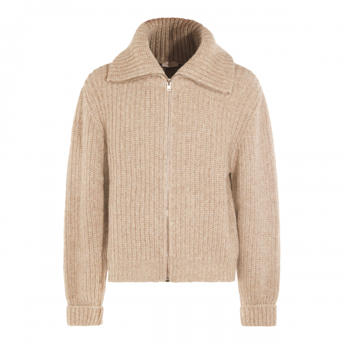 BEIGE WOOL KNITWEAR
