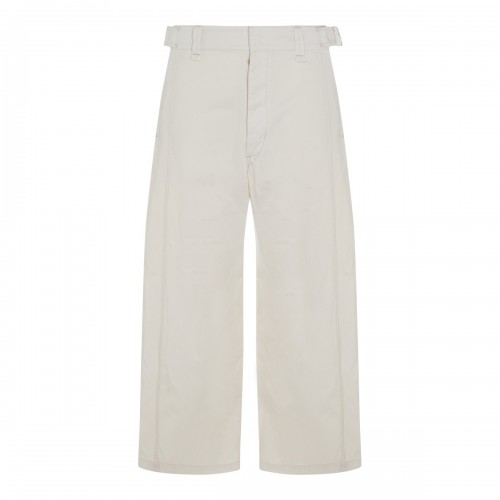 CREAM COTTON PANTS