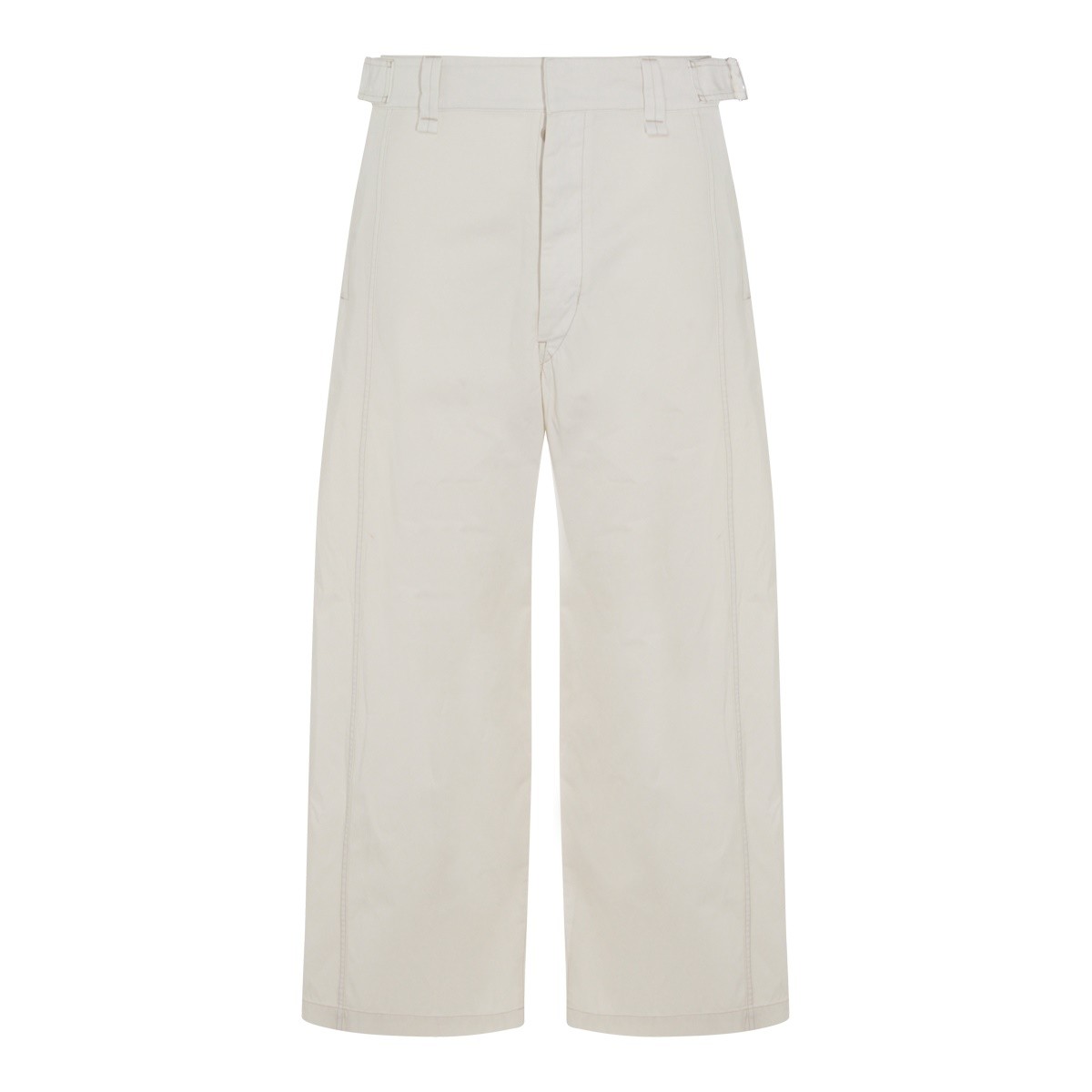 CREAM COTTON PANTS